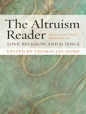 cover image of The Altruism Reader